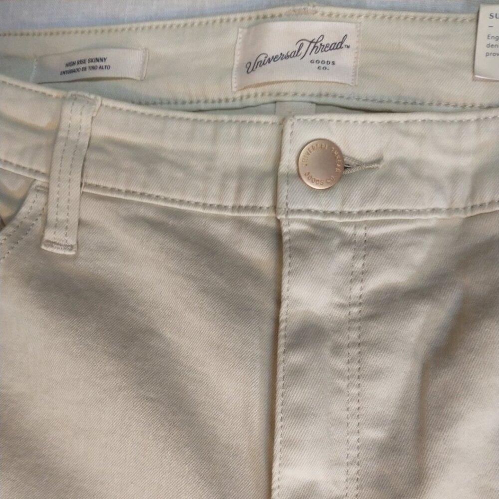 Universal Thread Jean Women 17 Skinny Super Stretch Capsule Coastal Classic READ - Picture 9 of 16